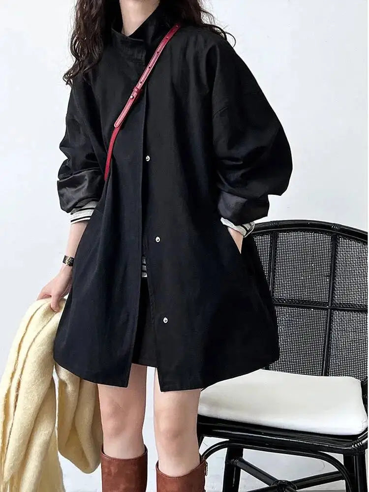 Elodie Short Lapel Trench Coat