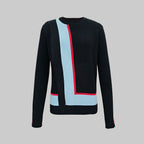 Amelia Contrast Knit Sweater