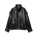 Black Vegan Leather Jacket
