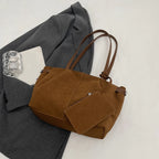 Maribel Suede Bucket Tote