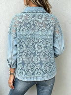 Aria Lace Denim Jacket
