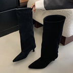 Vivienne Pointed Knee High Boots