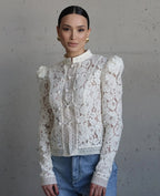 Women’s Lace Printed Blouse