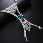 Heart Crystal Chest Chain