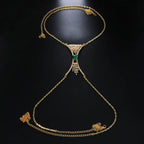 Heart Crystal Chest Chain