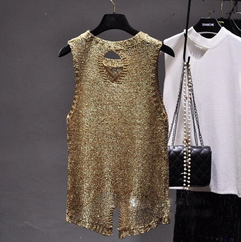 Luxury Sequined Blouse