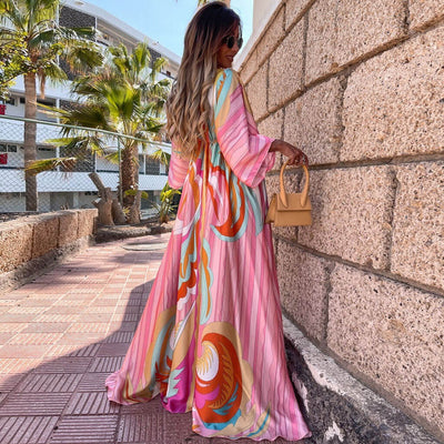 V-Neck Maxi Dress