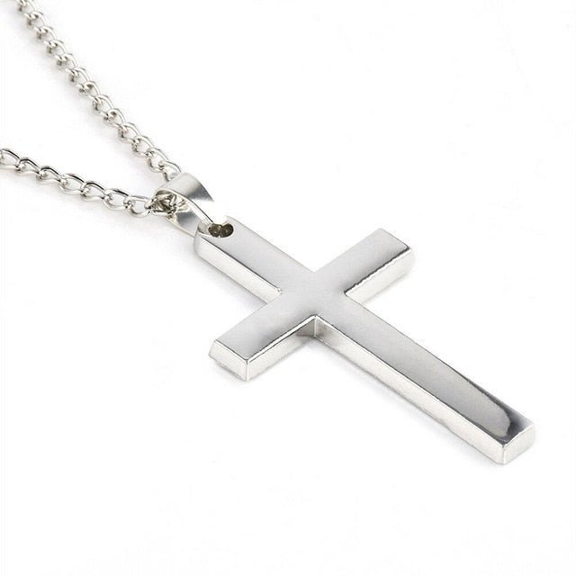 Cross Stainless Steel Necklace Men