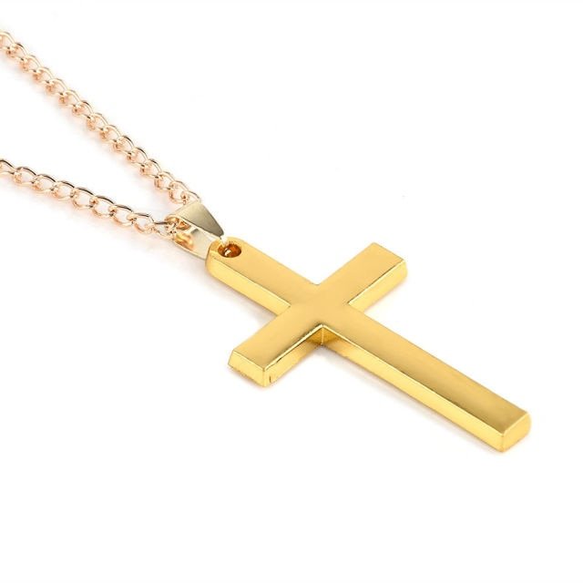 Cross Stainless Steel Necklace Men