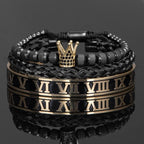 Crown Bracelet Set Men
