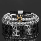 Crown Bracelet Set Men