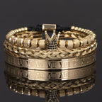 Crown Bracelet Set Men