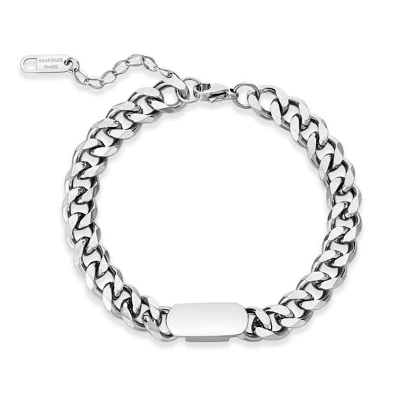 Cuban Stainless Steel Bracelet Men