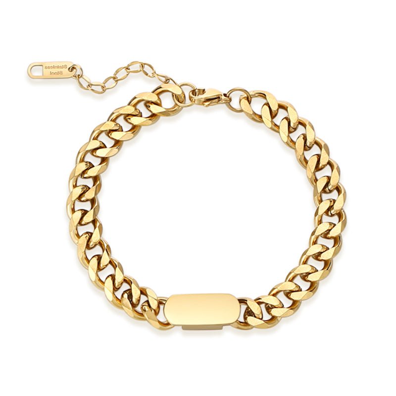 Cuban Stainless Steel Bracelet Men