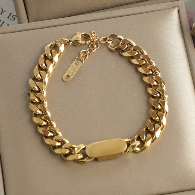 Cuban Stainless Steel Bracelet Men