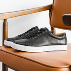 Claudio Genuine Leather Black Shoes