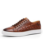 Claudio Genuine Leather Brown Shoes