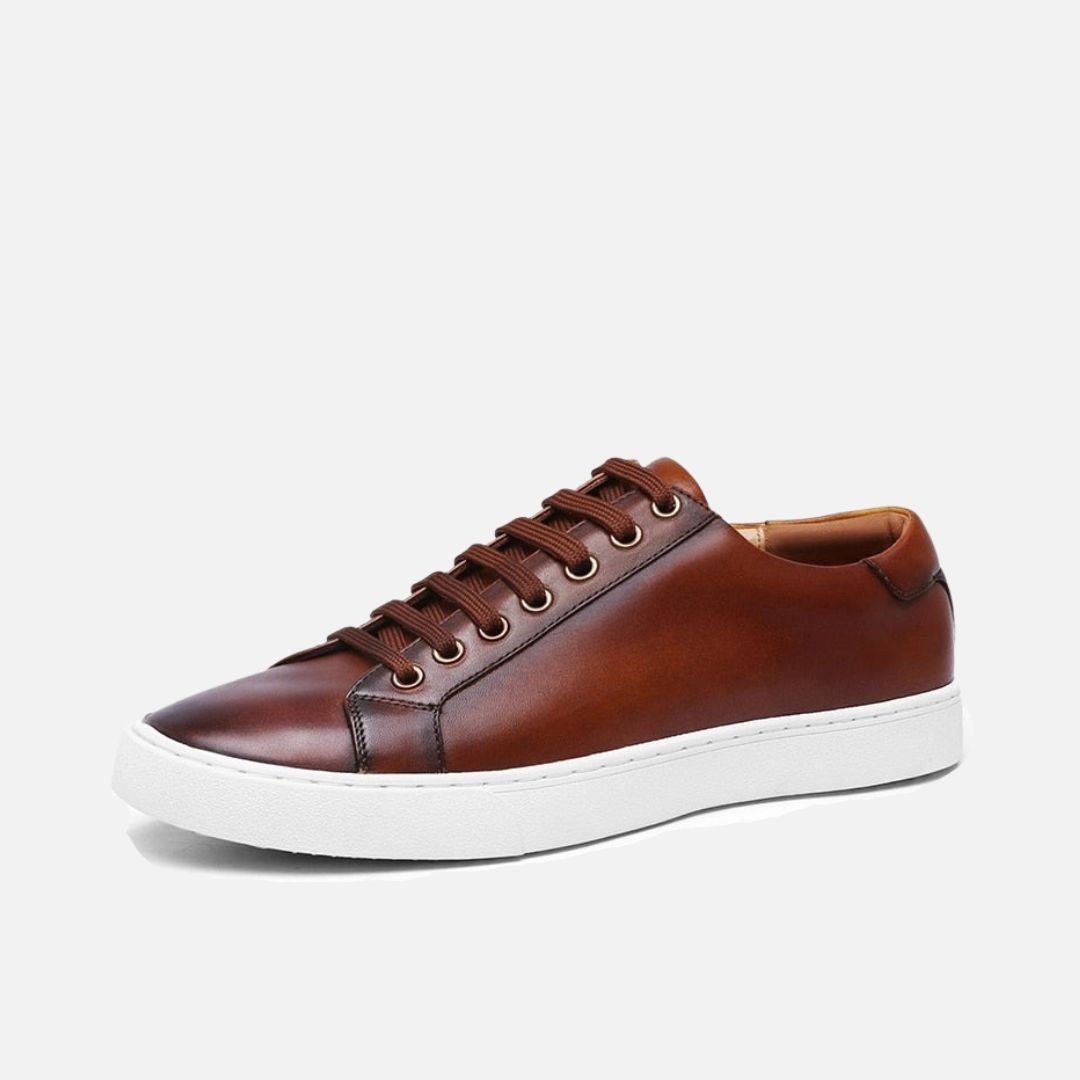 Claudio Genuine Leather Brown Shoes