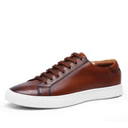 Claudio Genuine Leather Brown Shoes