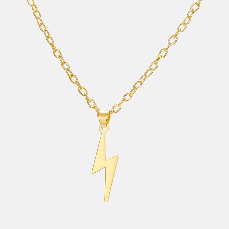 Light Gold Stainless Steel Necklace Men