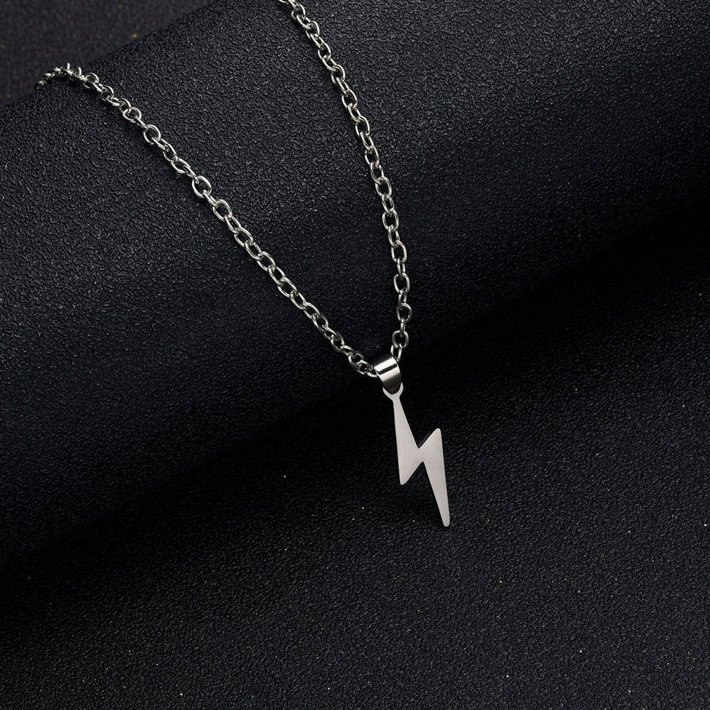 Light Silver Stainless Steel Necklace Men