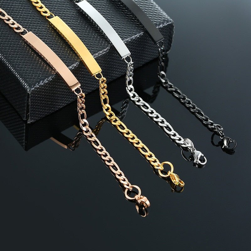 Minimalist Stainless Steel Bracelet Men