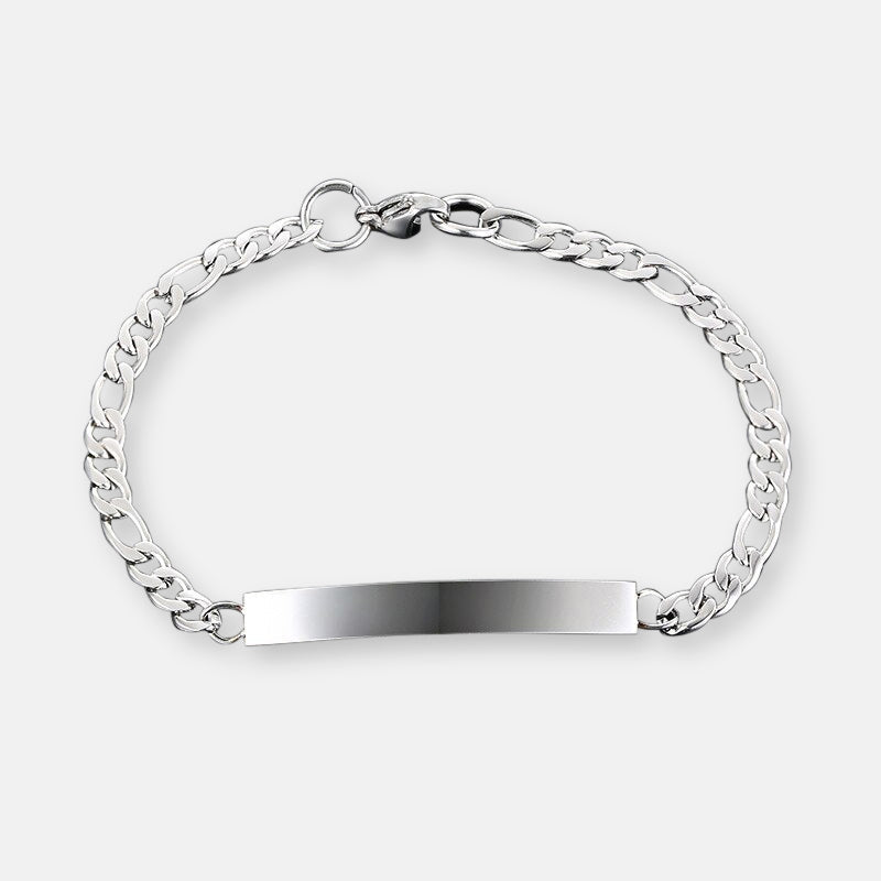 Minimalist Stainless Steel Bracelet Men