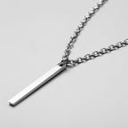 Minimalist Stainless Steel Necklace Men