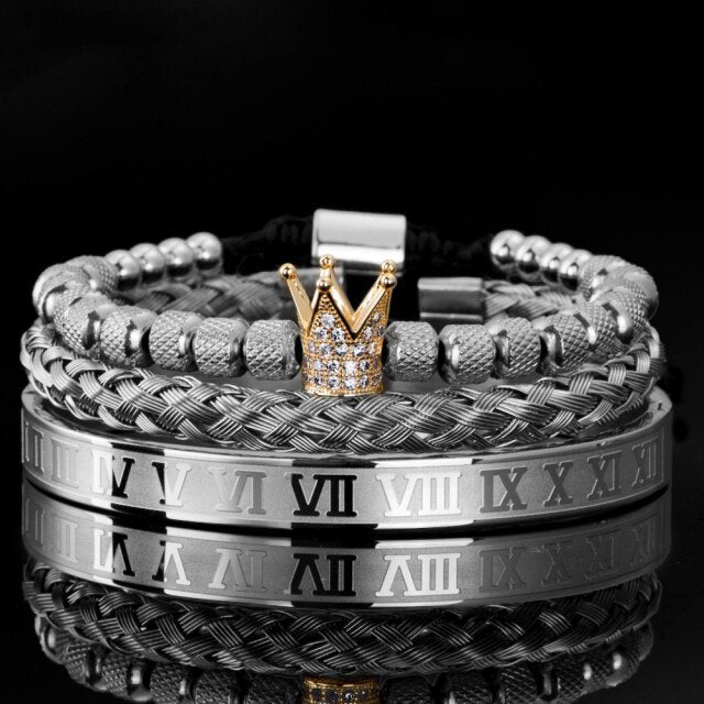 Royal Stainless Steel Bracelet Men