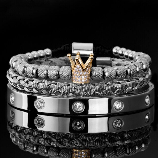 Royal Stainless Steel Bracelet Men