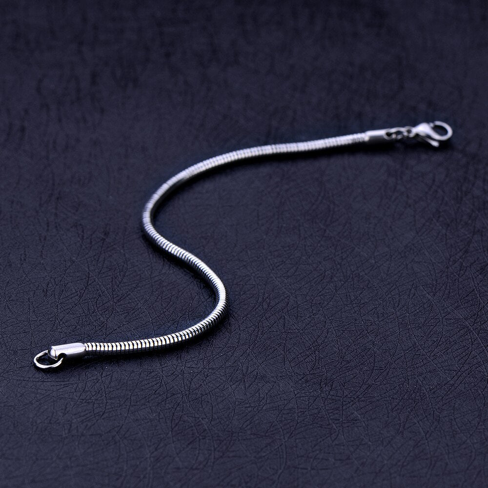 Snake Stainless Steel Bracelet Men