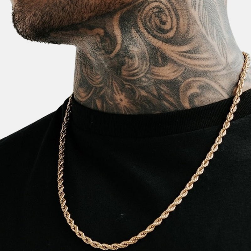 Twist Stainless Steel Necklace Men