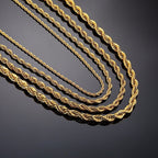 Twist Stainless Steel Necklace Men
