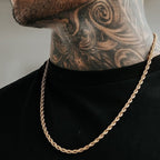 Twist Stainless Steel Necklace Men