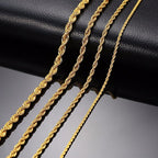 Twist Stainless Steel Necklace Men