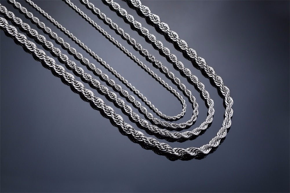 Twist Stainless Steel Necklace Men