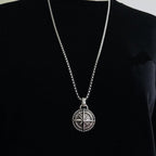 Vintage Stainless Steel Necklace Men