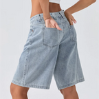 Ada Denim Bermuda Shorts