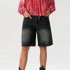 Ada Denim Bermuda Shorts