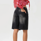 Ada Denim Bermuda Shorts