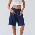 Ada Denim Bermuda Shorts