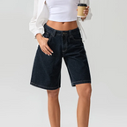 Ada Denim Bermuda Shorts