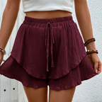 Evelyn Layered Ruffle Shorts