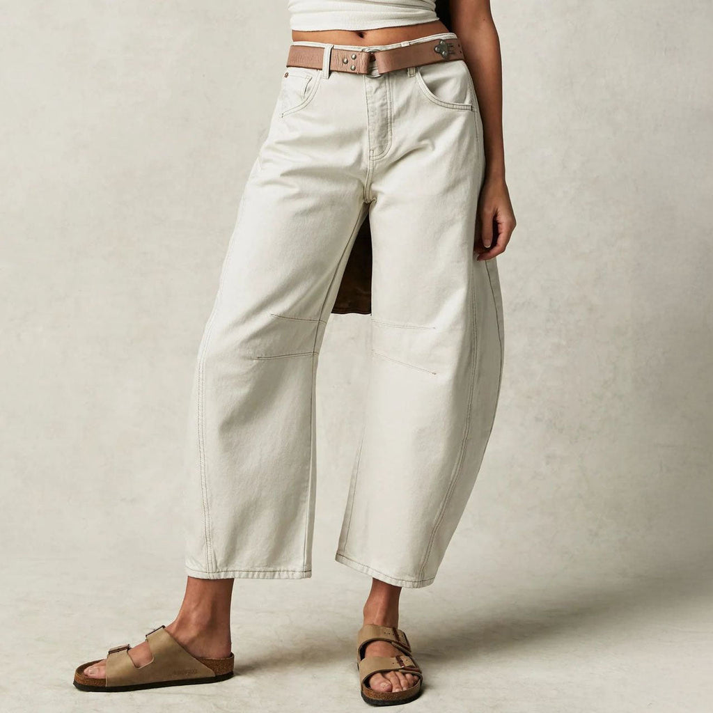 Caroline Wide-Leg Panel Jeans