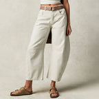 Caroline Wide-Leg Panel Jeans