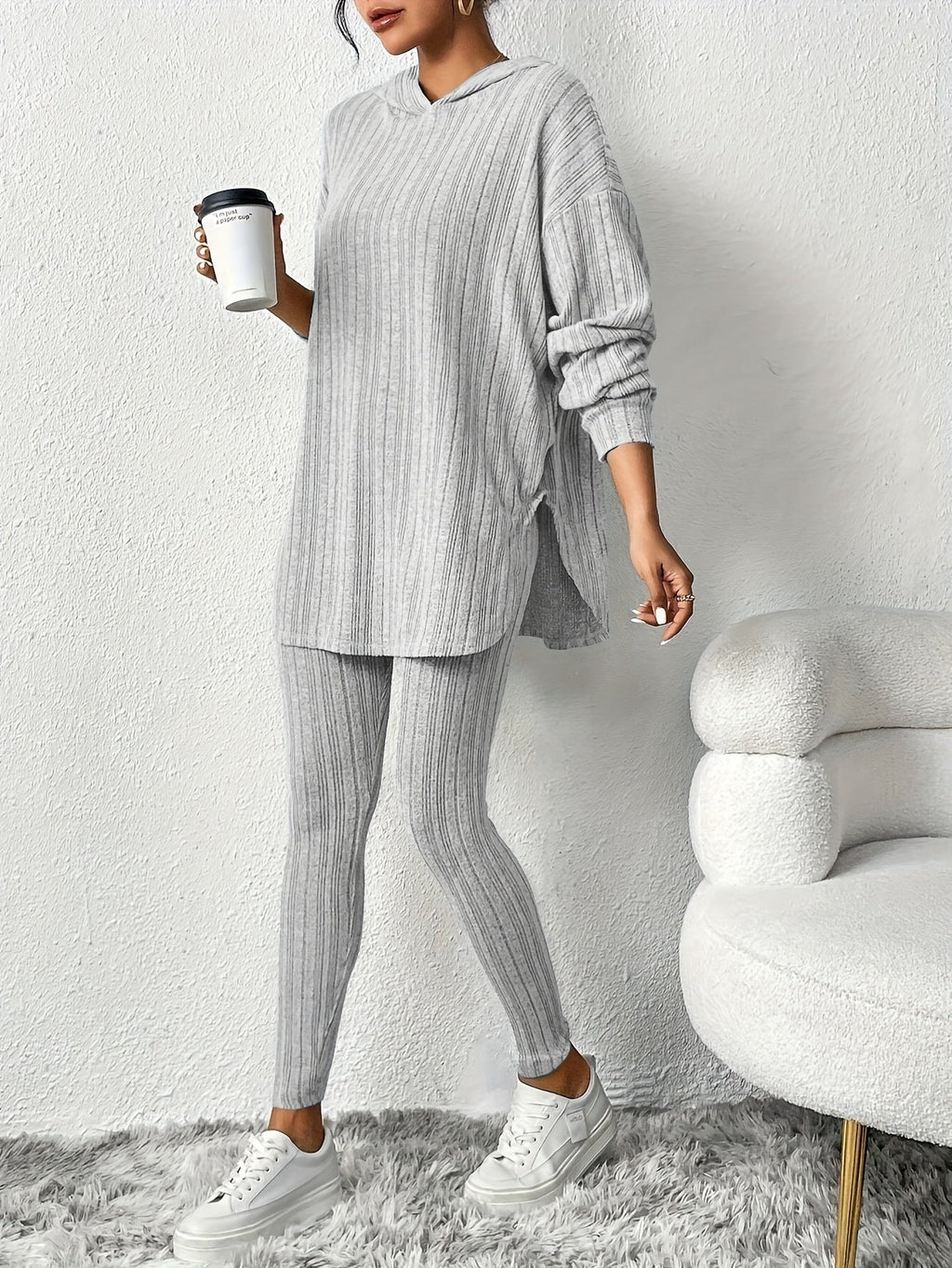 Kim Ribbed Knit Lounge Set