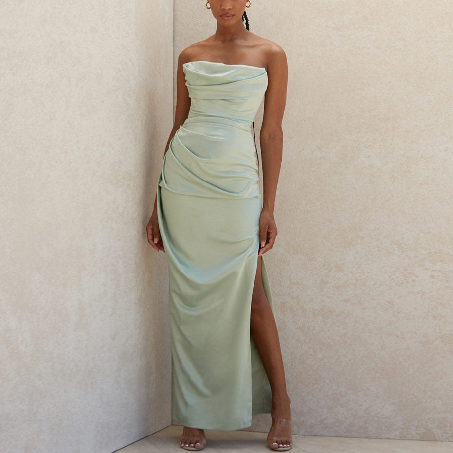 Strapless Party Maxi Dress