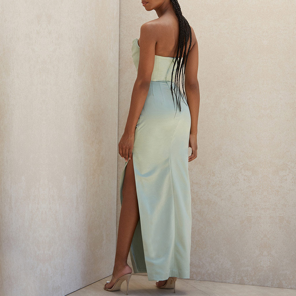 Strapless Party Maxi Dress