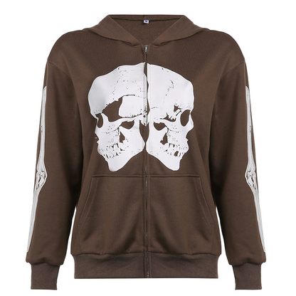 Vintage Skulls Hoodie