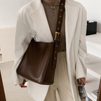 Top-Handle Leather Bag